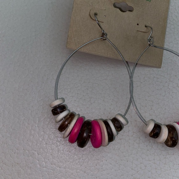 Decorative Hoop Earrings - Picture 2 of 5